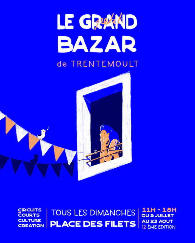 Marché le grand bazar à Trentemoult
